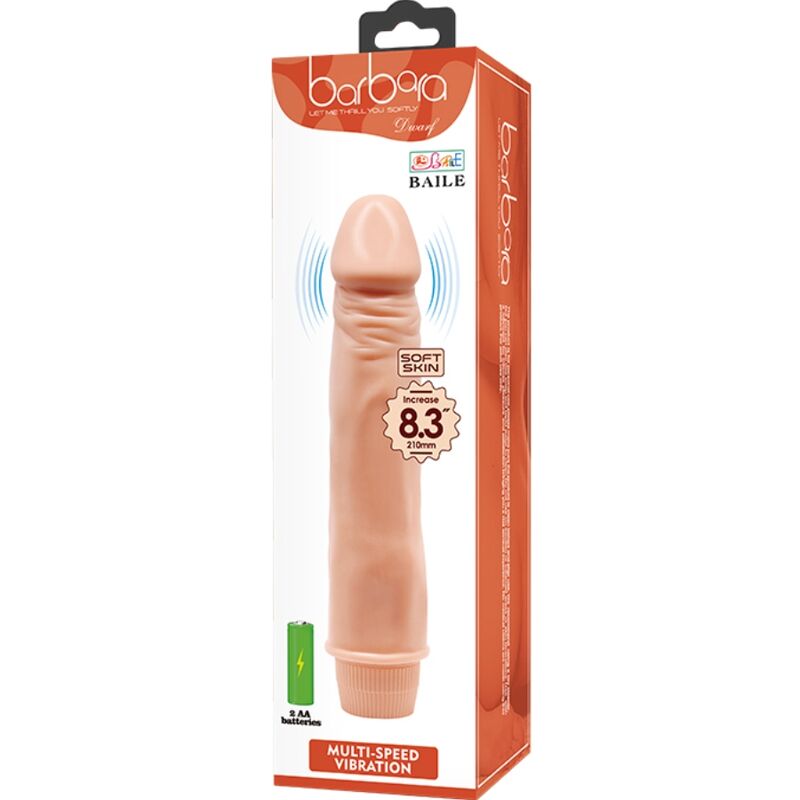 BAILE - VIBRATEUR RÉALISTE NAIN 21 CM CHAIR - Sensualia