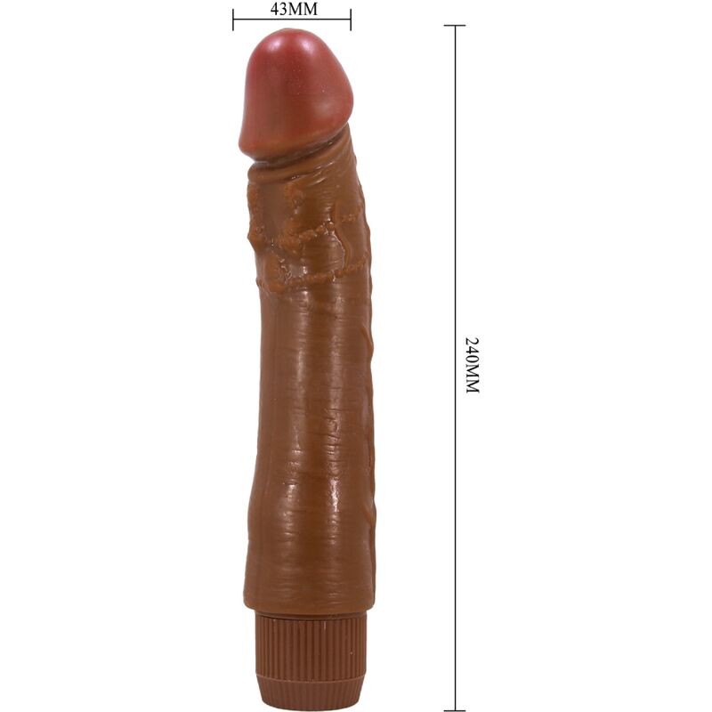 BAILE - VIBRATEUR RÉALISTE DYBBUK 24 CM MULÂTRE - Sensualia