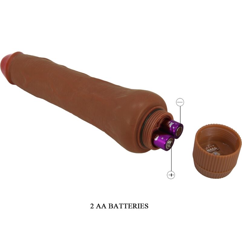 BAILE - VIBRATEUR RÉALISTE DRYADE 25 CM MULÂTRE - Sensualia