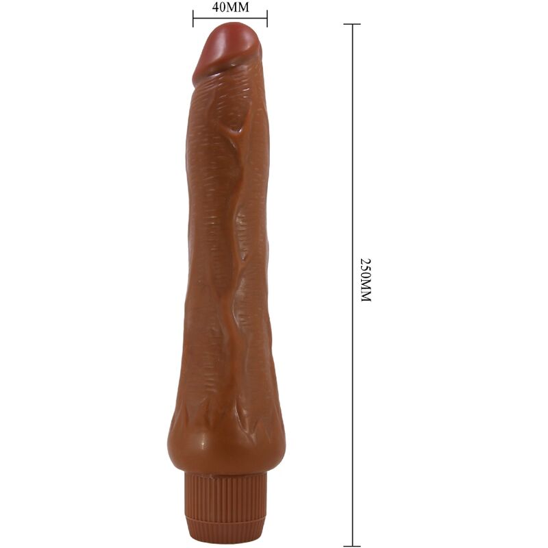 BAILE - VIBRATEUR RÉALISTE DRYADE 25 CM MULÂTRE - Sensualia