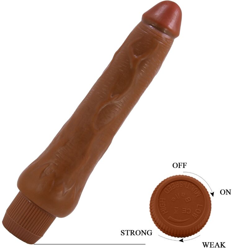 BAILE - VIBRATEUR RÉALISTE DRYADE 25 CM MULÂTRE - Sensualia