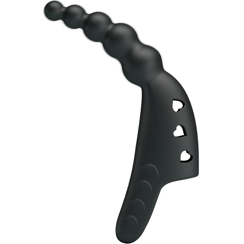 PRETTY LOVE - JORDIN FINGER VIBRATOR 10 VIBRATIONS NOIR - Sensualia