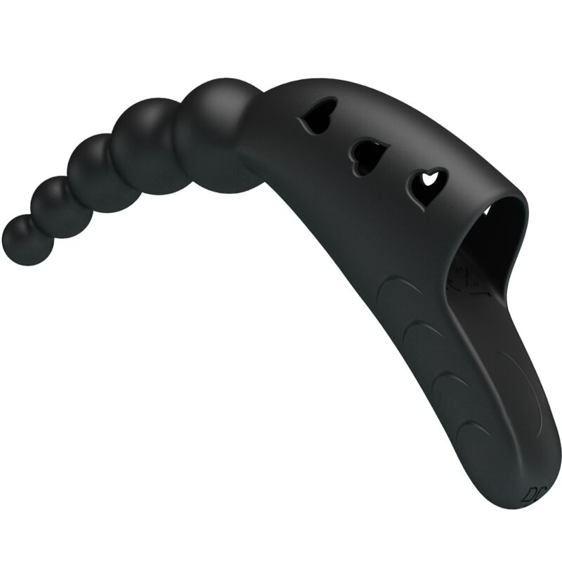 PRETTY LOVE - JORDIN FINGER VIBRATOR 10 VIBRATIONS NOIR - Sensualia
