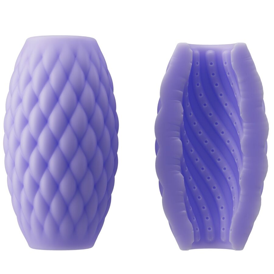 PRETTY LOVE - MASTURBATEUR POUR HOMME EN SILICONE ATHENA EROS VIOLET - Sensualia