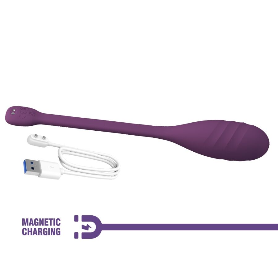PRETTY LOVE - VIBRATEUR CONTRÔLÉ PAR APPLICATION LEVIATHAN VIOLET - Sensualia