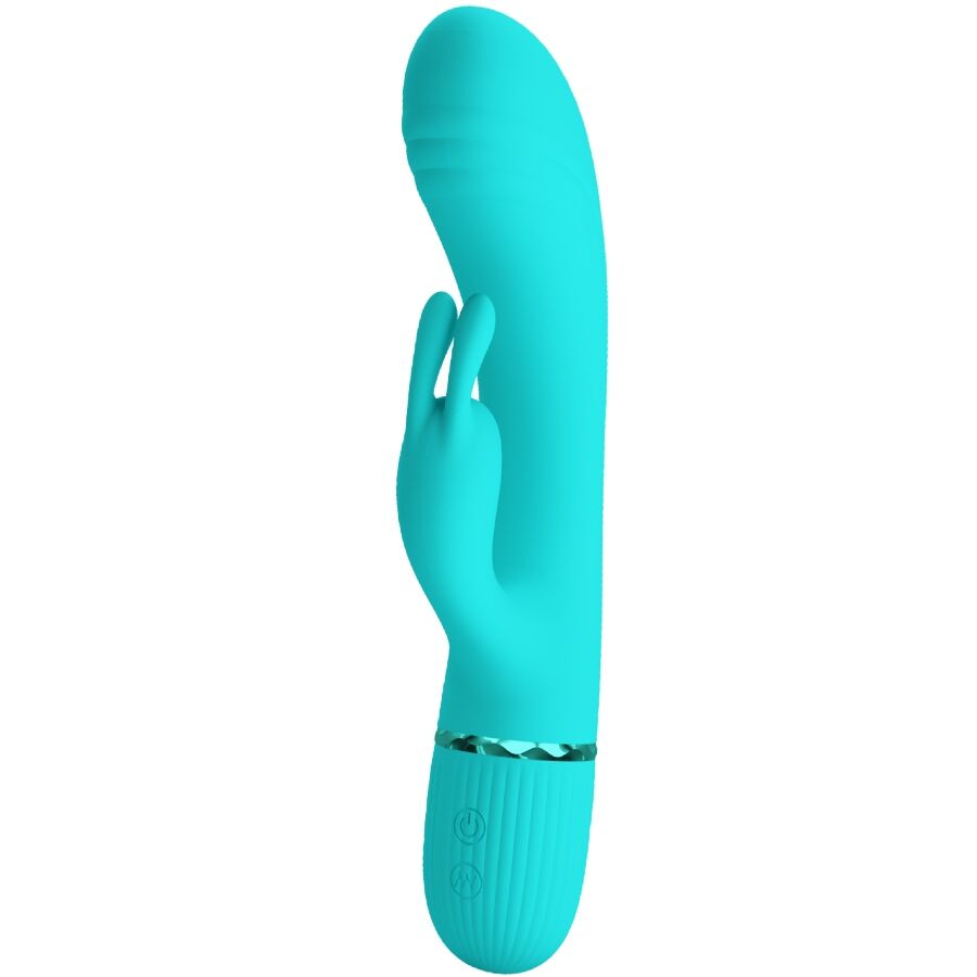 PRETTY LOVE - VIBRATEUR SCOCCO LAPIN TURQUOISE - Sensualia
