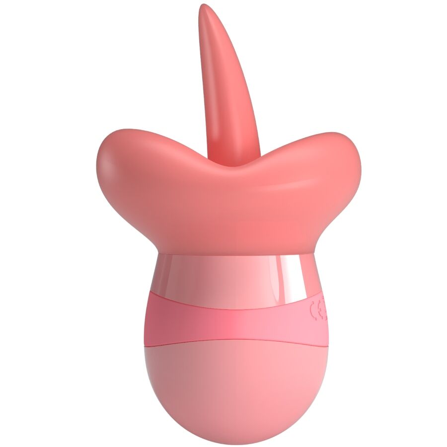 PRETTY LOVE - STIMULATEUR DE CLITORIS KYLEE TONGUE 10 VIBRATIONS ROSE NUDE - Sensualia
