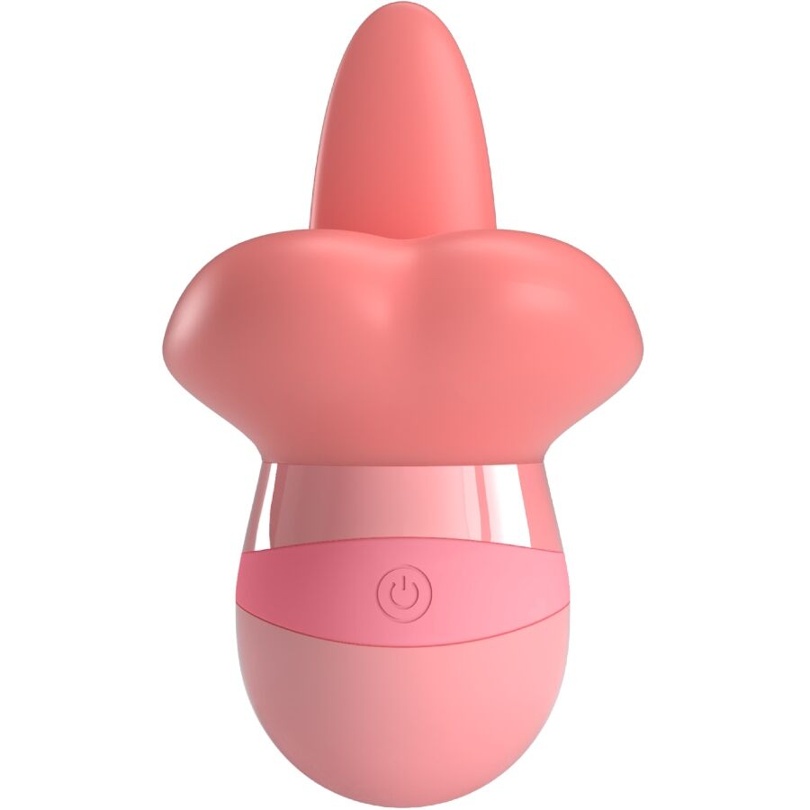 PRETTY LOVE - STIMULATEUR DE CLITORIS KYLEE TONGUE 10 VIBRATIONS ROSE NUDE - Sensualia