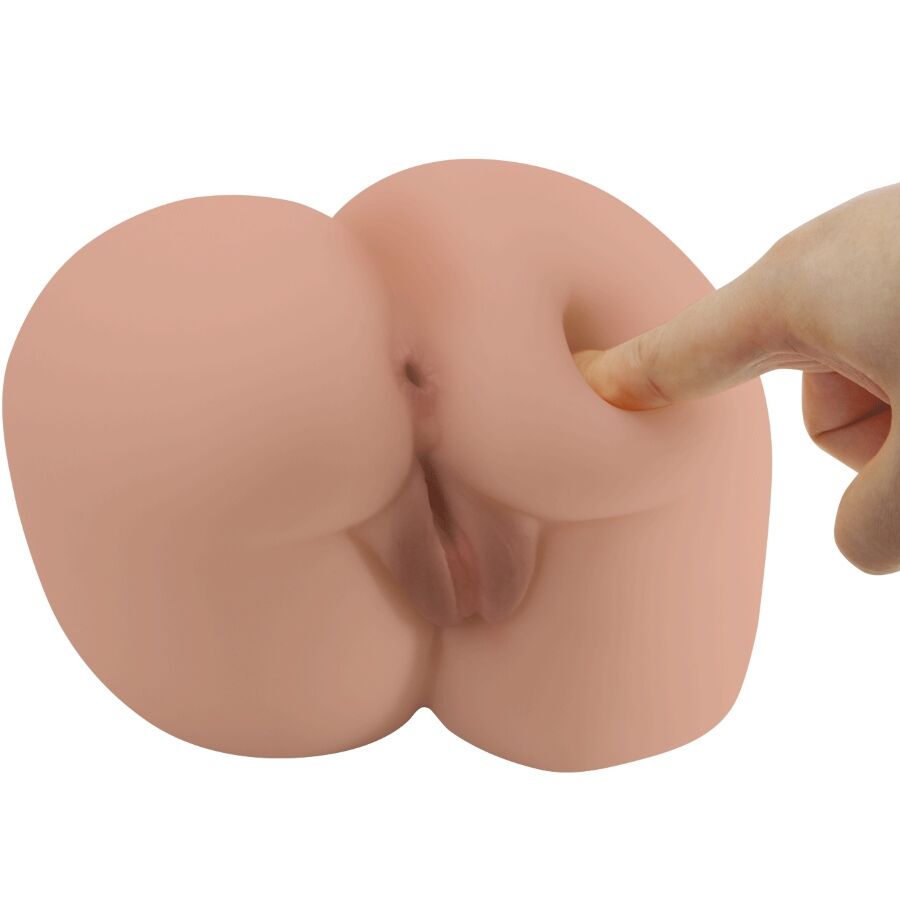 CRAZY BULL - VIBRATEUR BERNACE ASS AVEC VAGIN ET ANUS RÉALISTES TÉLÉCOMMANDE - Sensualia