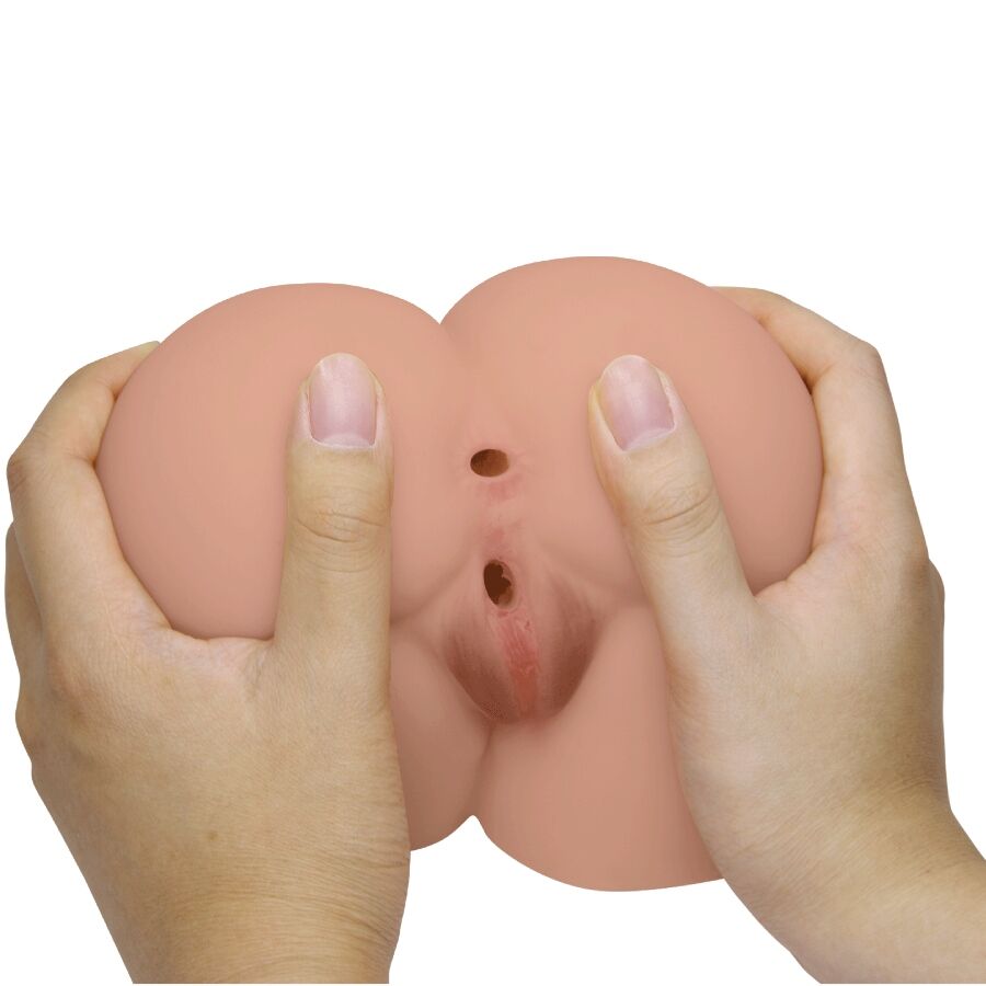 CRAZY BULL - VIBRATEUR BERNACE ASS AVEC VAGIN ET ANUS RÉALISTES TÉLÉCOMMANDE - Sensualia