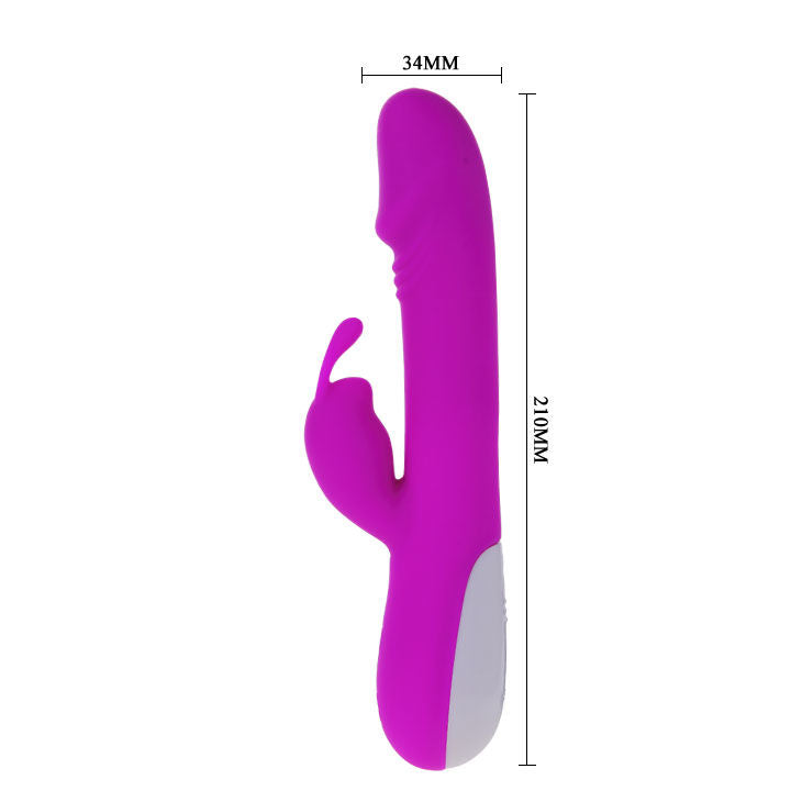 PRETTY LOVE - FLIRTATION VIBRATEUR ROBERT AVEC STIMULATEUR DE CLITORIS - Sensualia