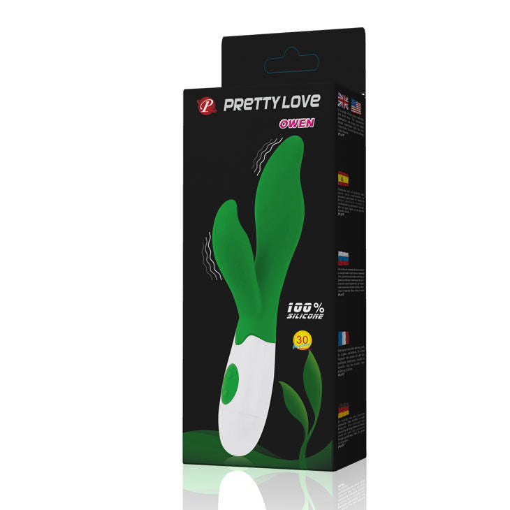 PRETTY LOVE - FLIRTATION VIBRATEUR OWEN VERT - Sensualia