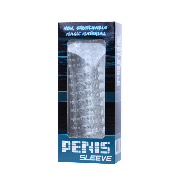 BAILE - GAINE PÉNIENNE POINTS STIMULANTS VIOLET 14 CM - Sensualia