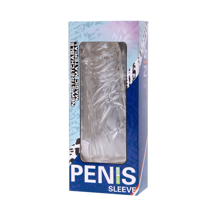 BAILE - COUVERCLE DE PÉNIS EN SILICONE TRANSPARENT 13 CM - Sensualia