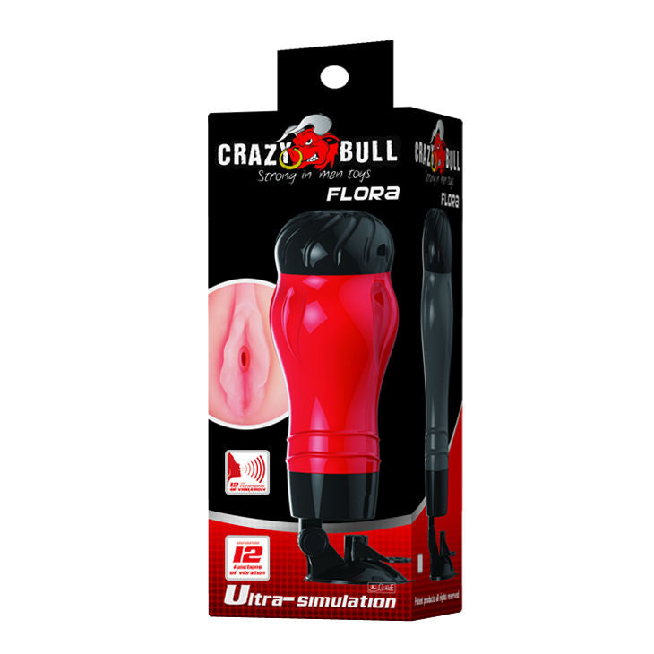 CRAZY BULL - FLORA VAGINA AVEC BASE DE MASTURBATEUR VOIX - Sensualia