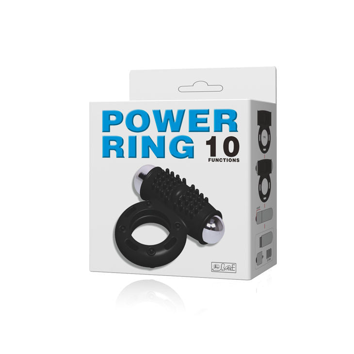 BAILE - ANNEAU VIBRATEUR POWER RING 10V - Sensualia
