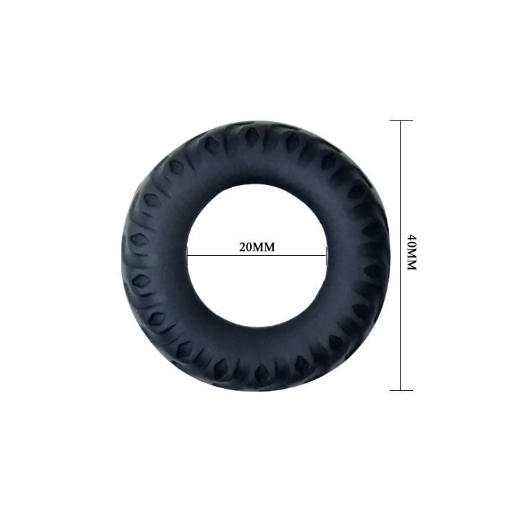 BAILE - COCKRING TITAN NOIR VERT 2 CM - Sensualia