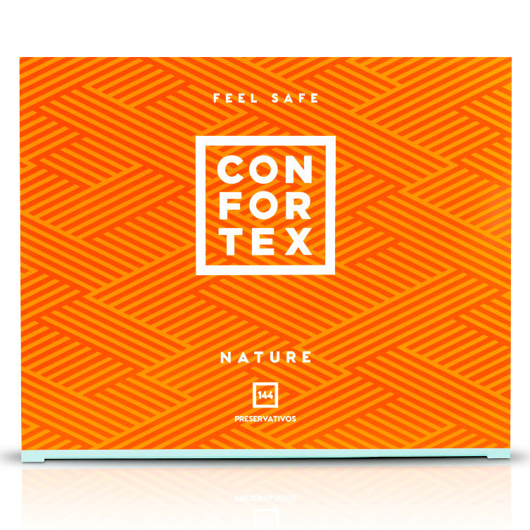 CONFORTEX - CONDOM NATURE BOX 144 UNITÉS - Sensualia