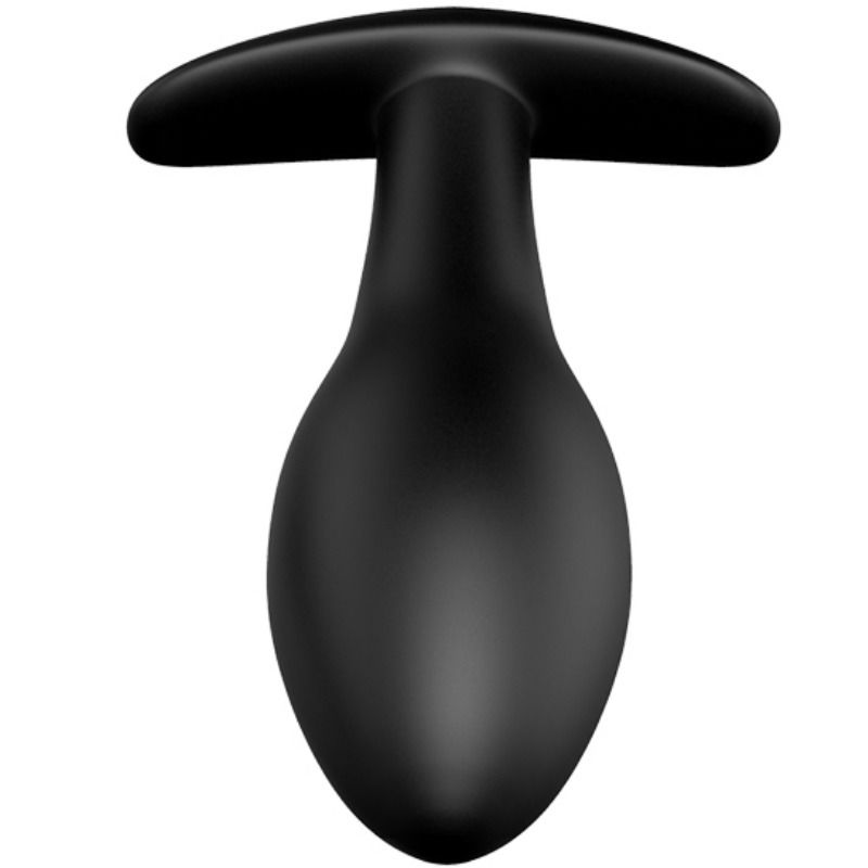 PRETTY LOVE - PLUG ANAL FORME DANCRE SILICONE 12 MODES DE VIBRATION NOIR - Sensualia