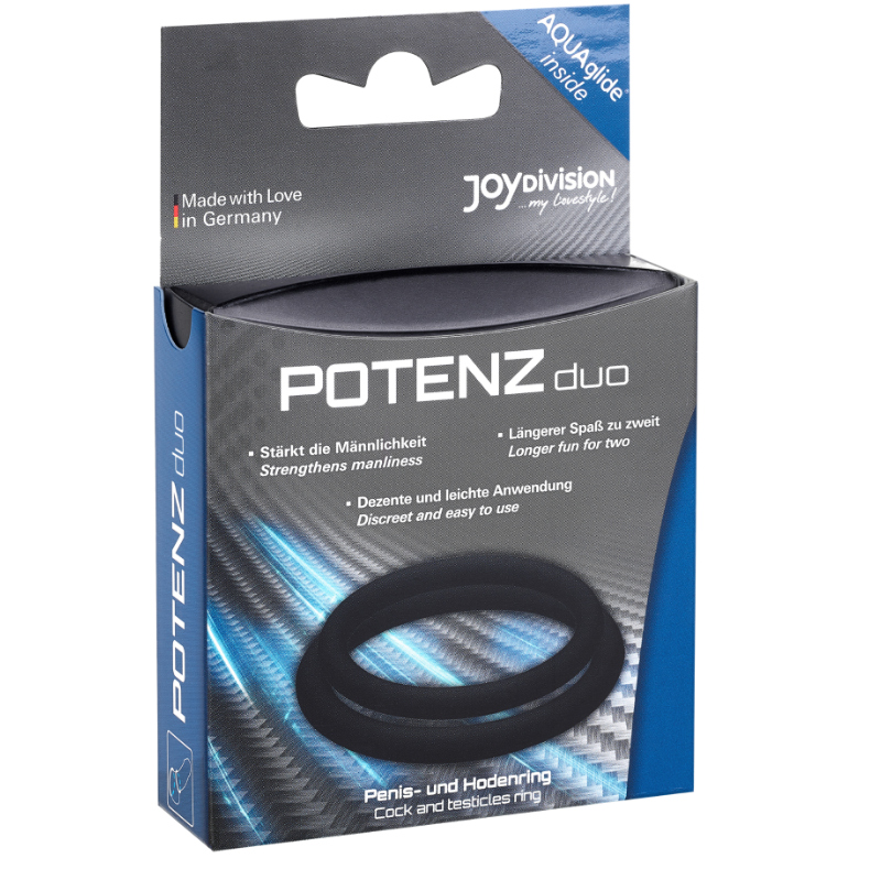 JOYDIVISION POTENZDUO - BAGUES NOIR - M - Sensualia