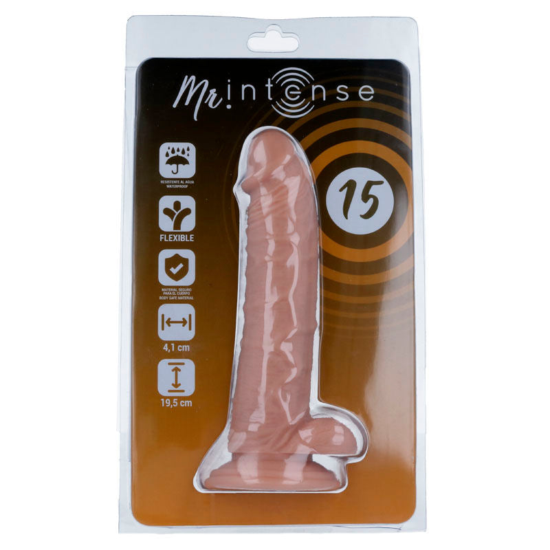 MR INTENSE - 15 PÉNIS RÉALISTE 19.5 CM -O- 4.1 CM - Sensualia