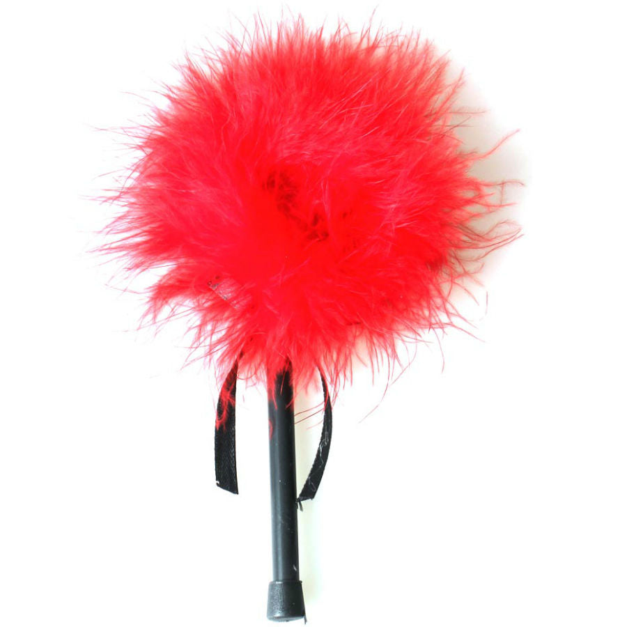 SECRETPLAY - DUSTER DE MARABOU ROUGE SECRETPLAY 100% FETISH