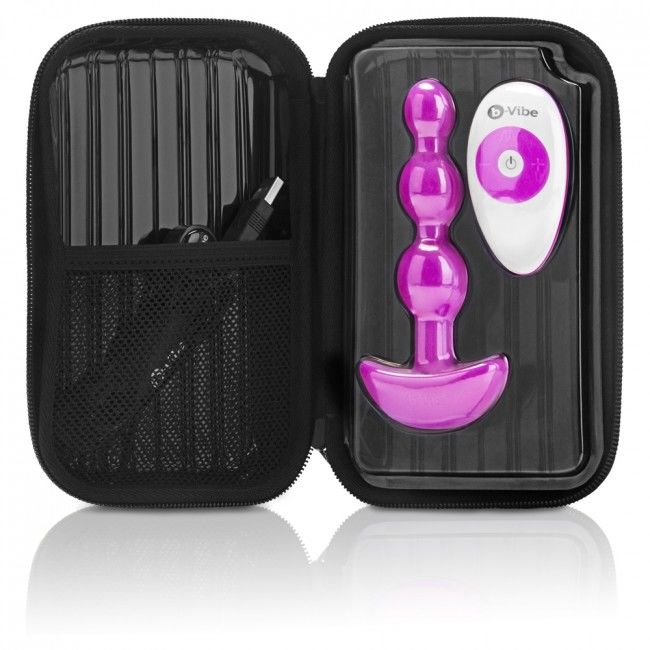 B-VIBE - TRIPLET ANAL TÉLÉCOMMANDE BILLES ROSE B-VIBE