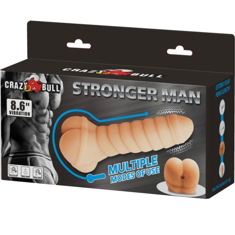 CRAZY BULL - PÉNIS MULTIFONCTIONNEL 21.8 CM - Sensualia