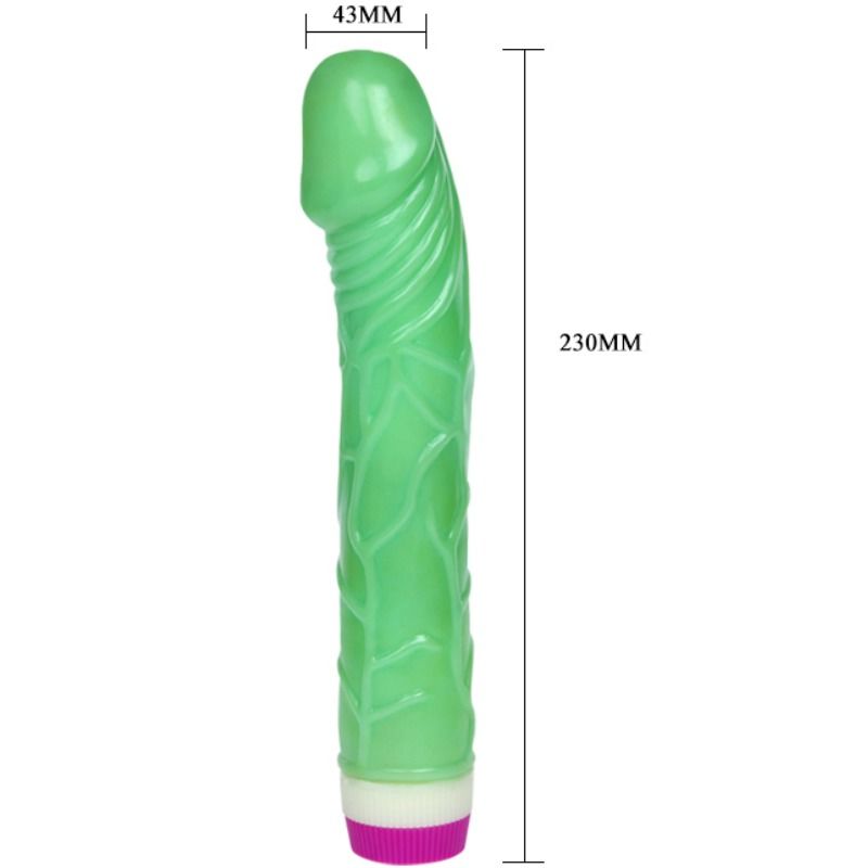 BAILE - VIBRATEUR VAGUES DE PLAISIR 23 CM VERT - Sensualia
