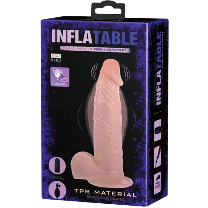 BAILE - GODE VIBRANT ET GONFLABLE RÉALISTE - Sensualia