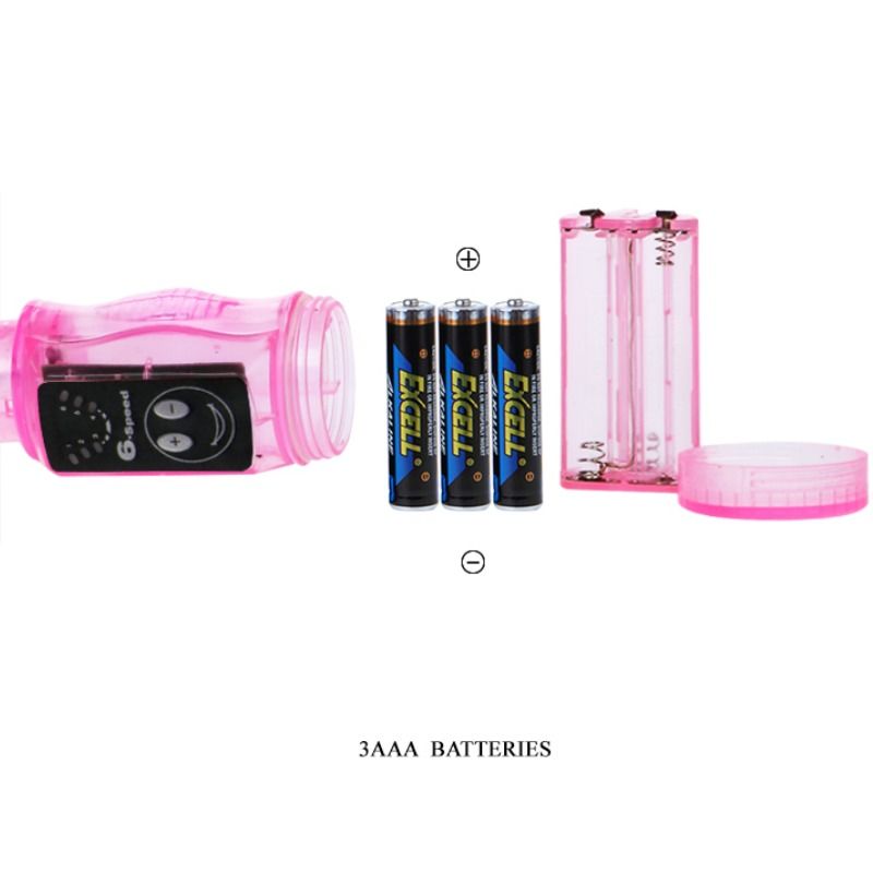 BAILE - STIMULATEUR DE DISTORSION TRIPLE ROSE - Sensualia