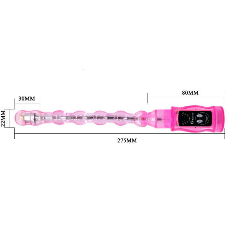 BAILE - STIMULATEUR DE DISTORSION TRIPLE ROSE - Sensualia