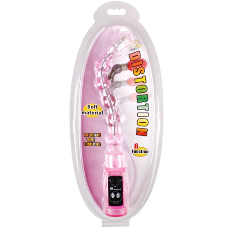 BAILE - STIMULATEUR DE DISTORSION TRIPLE ROSE - Sensualia