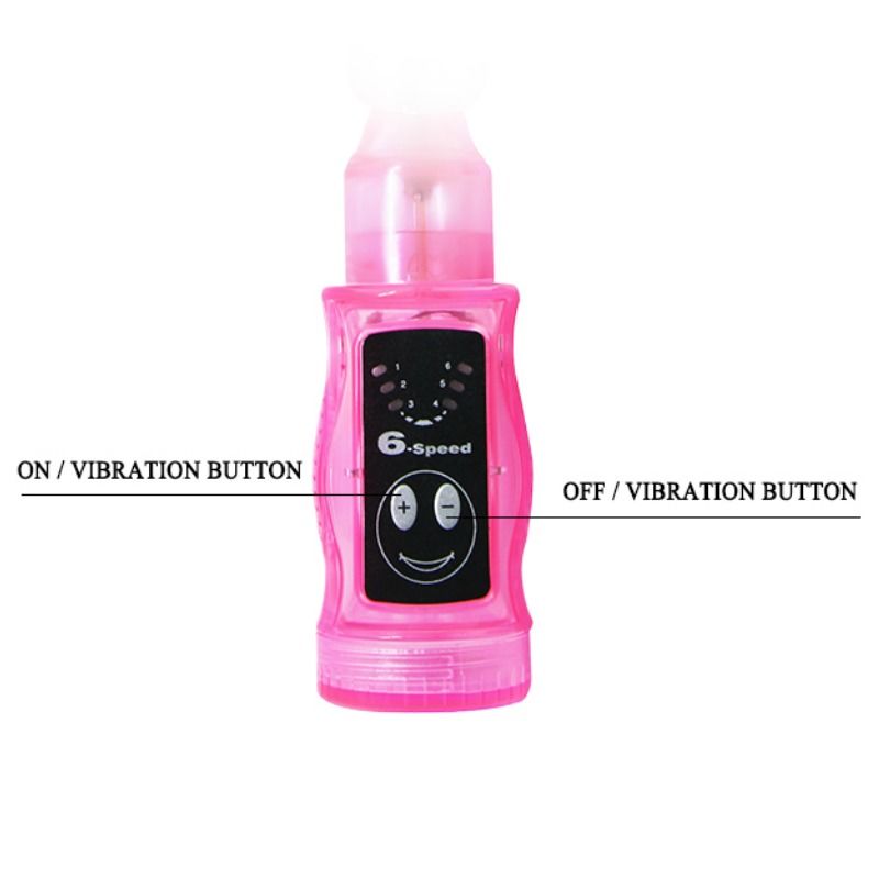 BAILE - STIMULATEUR DE DISTORSION TRIPLE ROSE - Sensualia