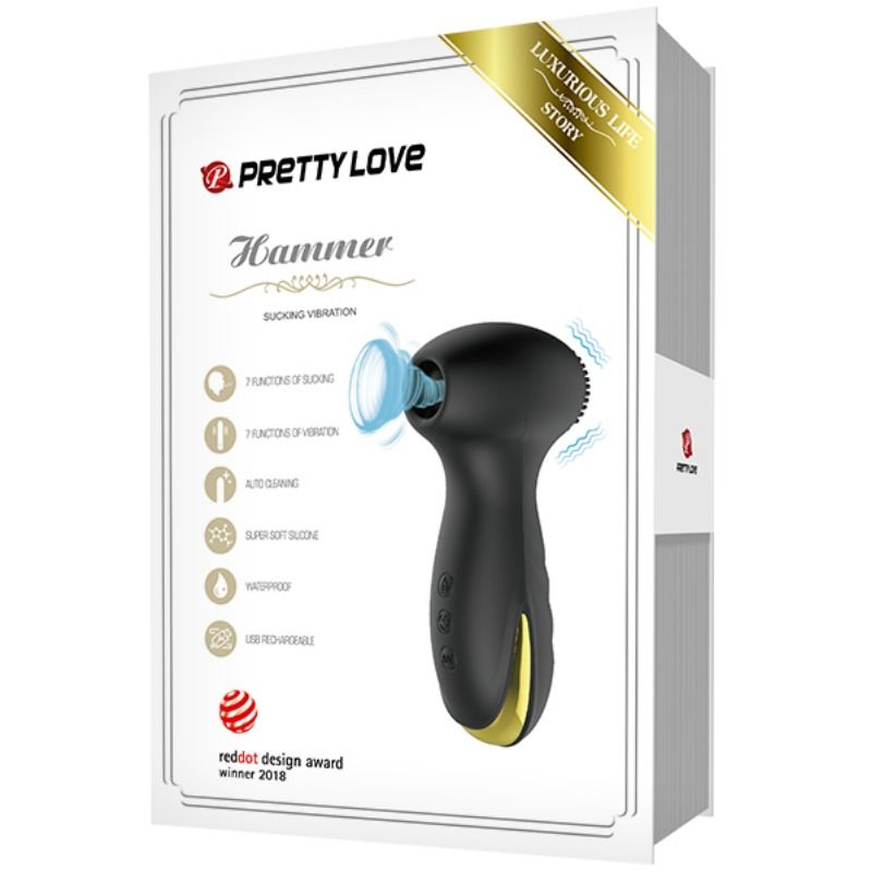 PRETTY LOVE - SMART HAMMER VIBRATION ET ASPIRATION - Sensualia