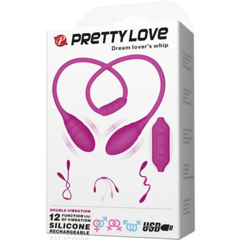 PRETTY LOVE - STIMULATEUR UNISEXE DREAM LOVERS WHIP - Sensualia