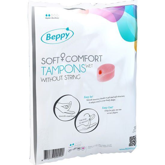 BEPPY - TAMPONS SOFT CONFORT HUMIDE 30 UNITÉS - Sensualia