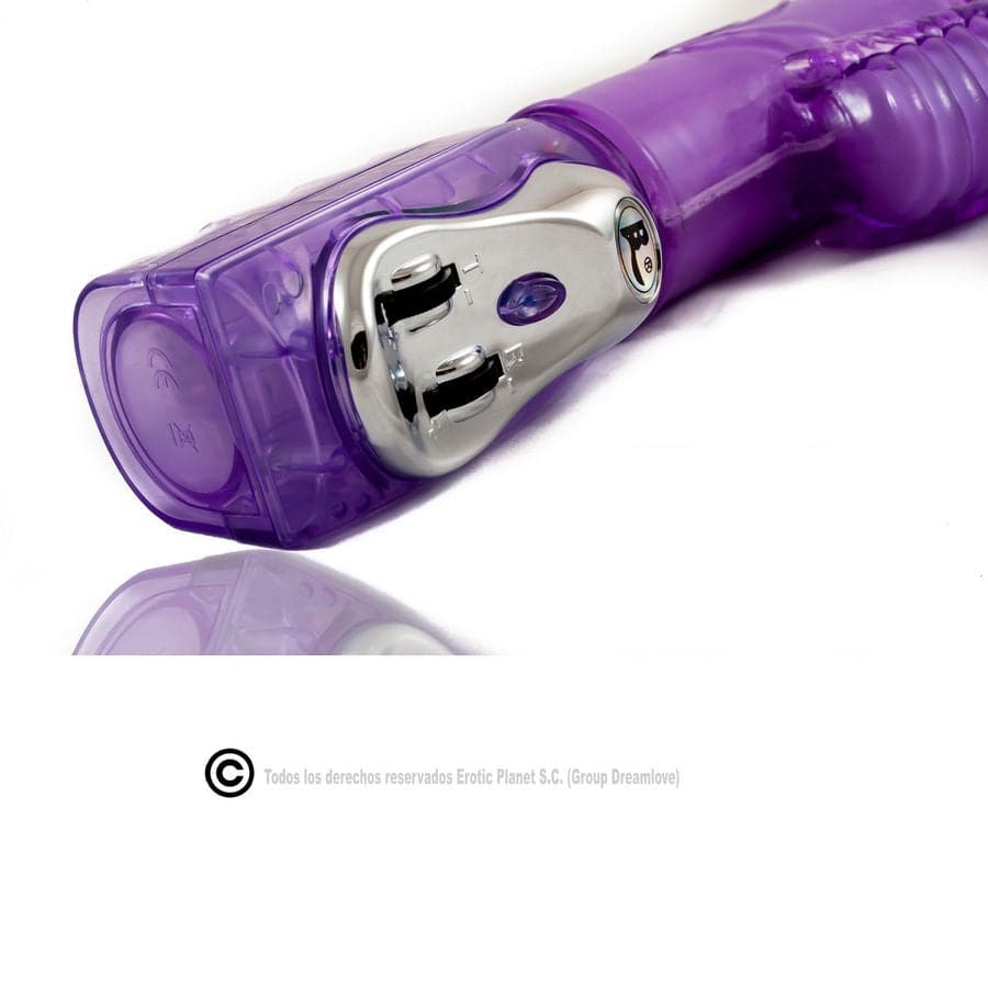 BAILE - ROTATEUR HAUT ET BAS LAPIN LILAS AVEC SUPERSTIMULATEUR - Sensualia