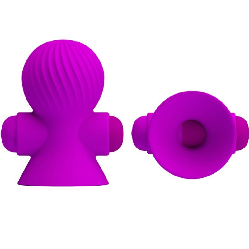 PRETTY LOVE - STIMULATEURS DE NIPPLE 12 MODES VIBRATION LILAS - Sensualia