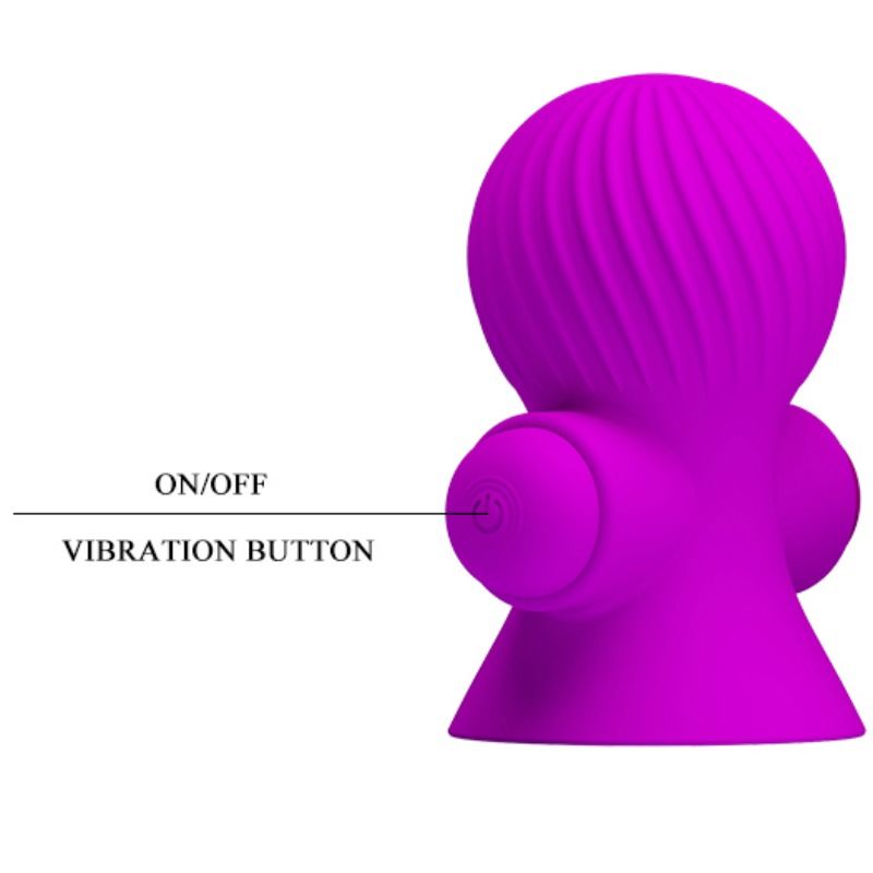 PRETTY LOVE - STIMULATEURS DE NIPPLE 12 MODES VIBRATION LILAS - Sensualia