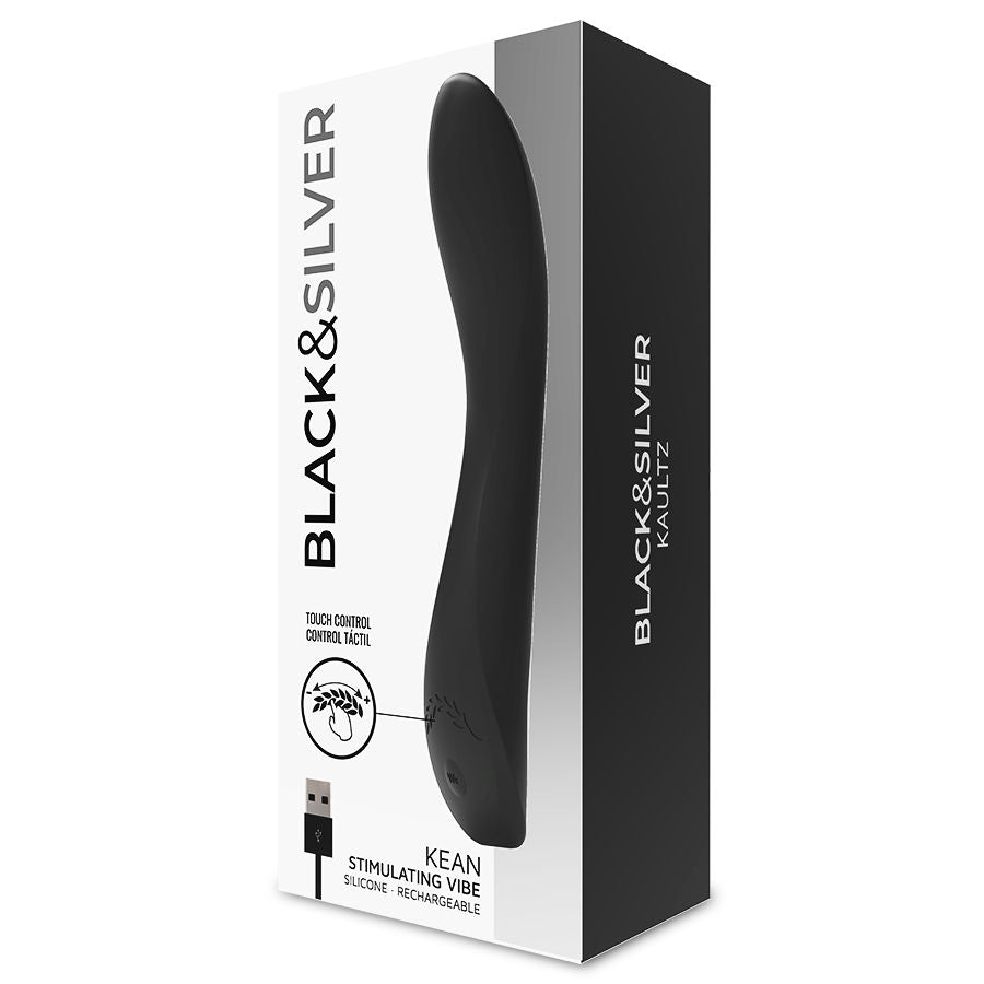 BLACK&SILVER - COMMANDE TACTILE DU VIBRATEUR KEAN BLACK&SILVER