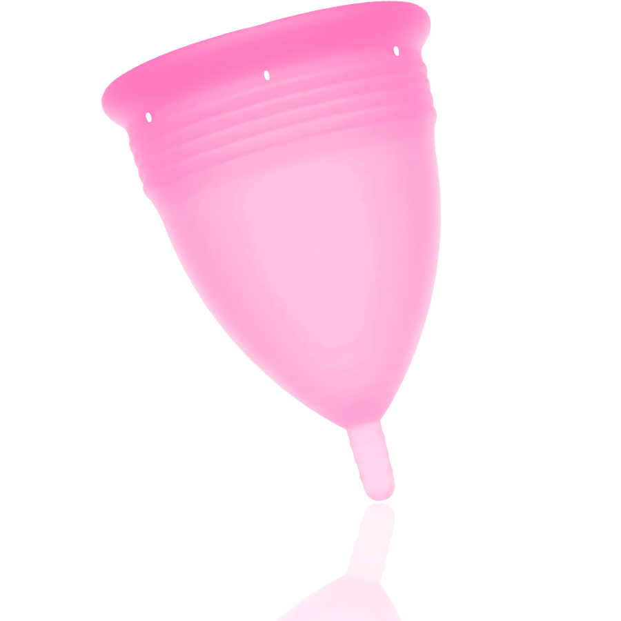 STERCUP - COUPE MENSTRUELLE EN SILICONE FDA ROSE - TAILLE L - Sensualia