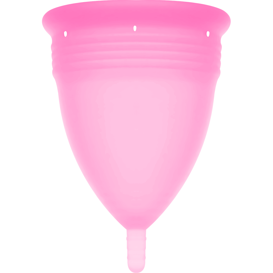 STERCUP - COUPE MENSTRUELLE EN SILICONE FDA ROSE - TAILLE L - Sensualia