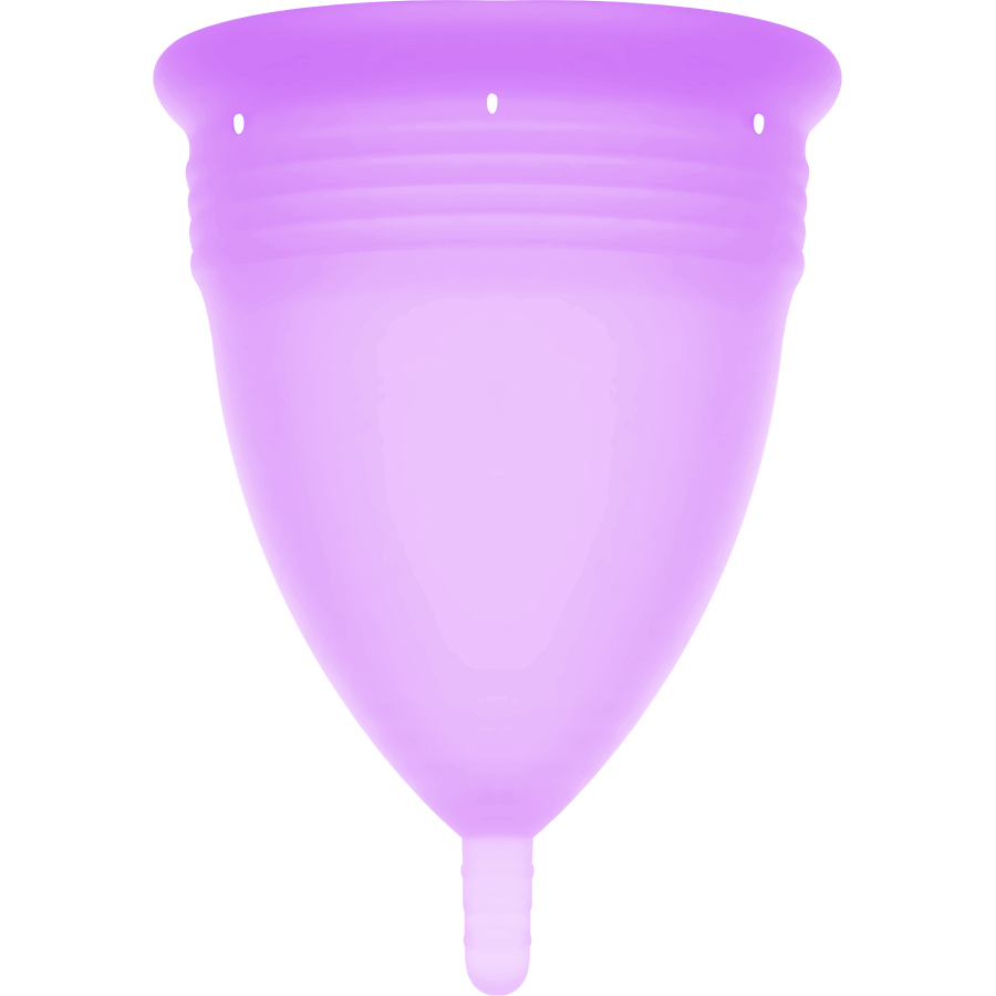 STERCUP - COUPE MENSTRUELLE EN SILICONE FDA LILAS - TAILLE S - Sensualia