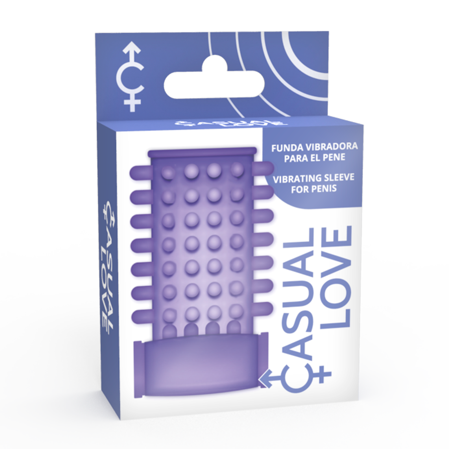 CASUAL LOVE - COUVERCLE DE PÉNIS DE VIBRATEUR LILAS - Sensualia
