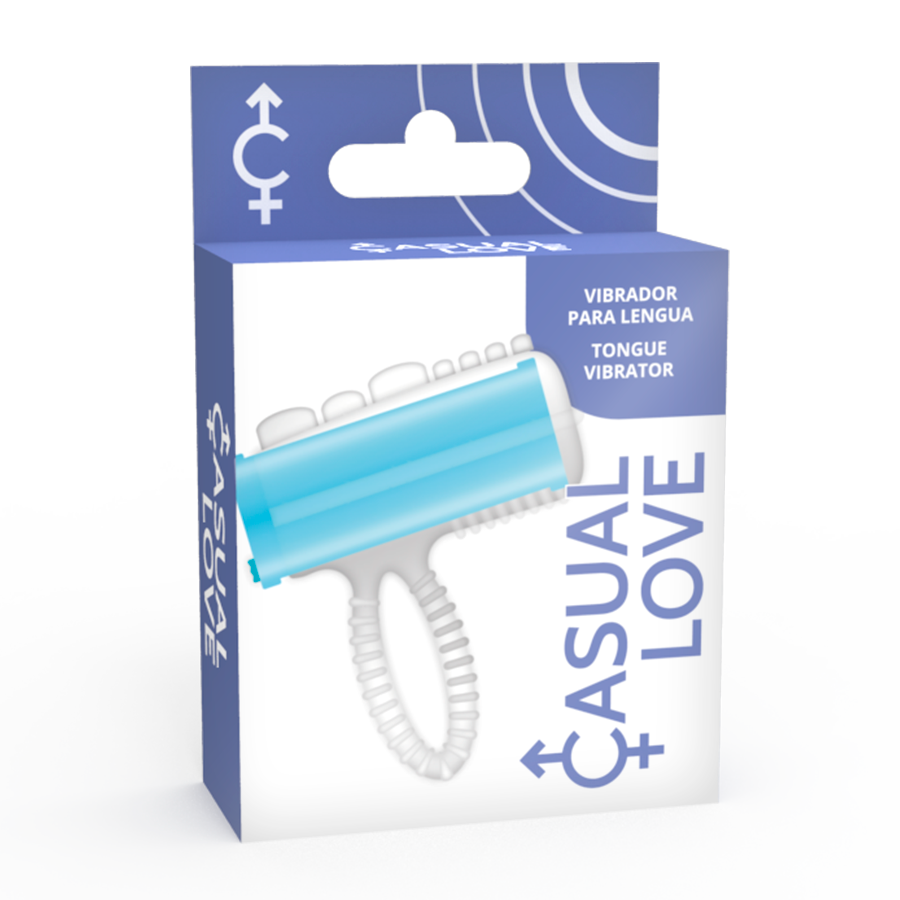 CASUAL LOVE - RING TONGUE VIBRATING BLEU - Sensualia