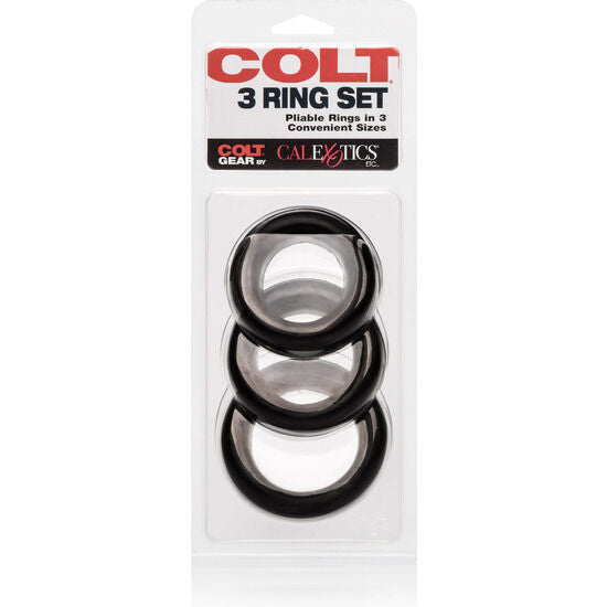 CALEXOTICS - ENSEMBLE DE 3 ANNEAUX COLT - Sensualia