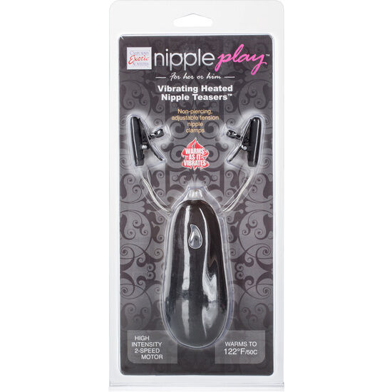 CALEXOTICS - VIBR TEASERS CHAUFFANT NIPPLE NOIR - Sensualia