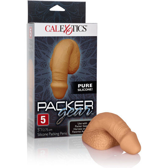CALEXOTICS - EMBALLAGE SILICONE PÉNIS 12.75 CM CARAMEL - Sensualia
