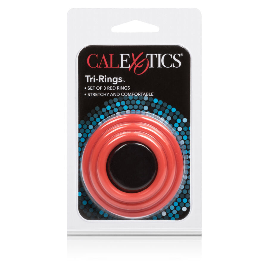 CALEXOTICS - JEU DE TROIS ANNEAUX ROUGE - Sensualia